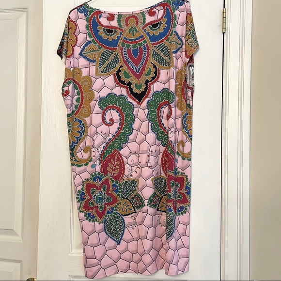 Isle Shift Dress art deco mosaic design Size Medium. - Picture 6 of 6